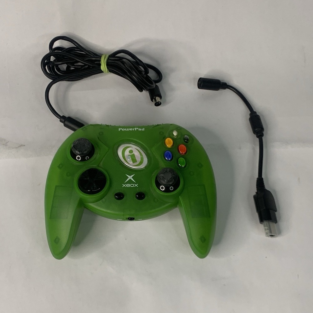 Original Xbox‎ InterAct PowerPad Pro Green Controller